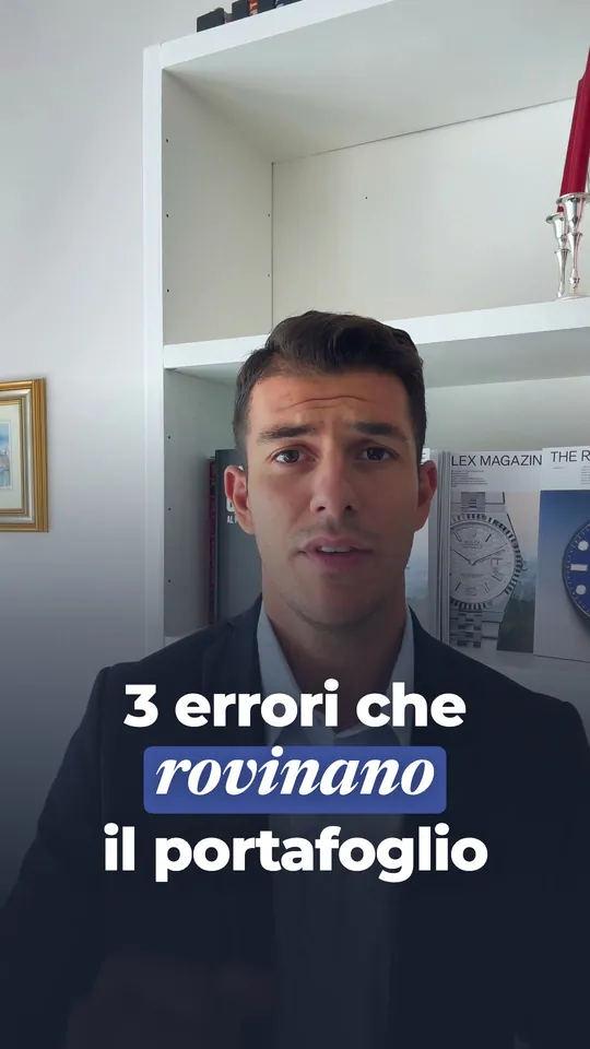 Copertina del reel: 3 errori che rovinano il portafoglio